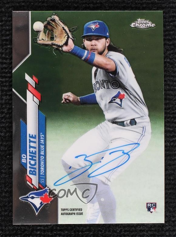 2020 Topps Chrome Rookie Auto Bo Bichette #RA-BBI Auto 0b8m