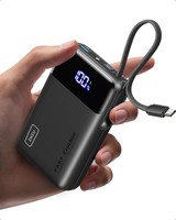 Iniu 45W Powerbank 20000Mah USB-C Kabel Pd Qc Schnellladen Schwarz