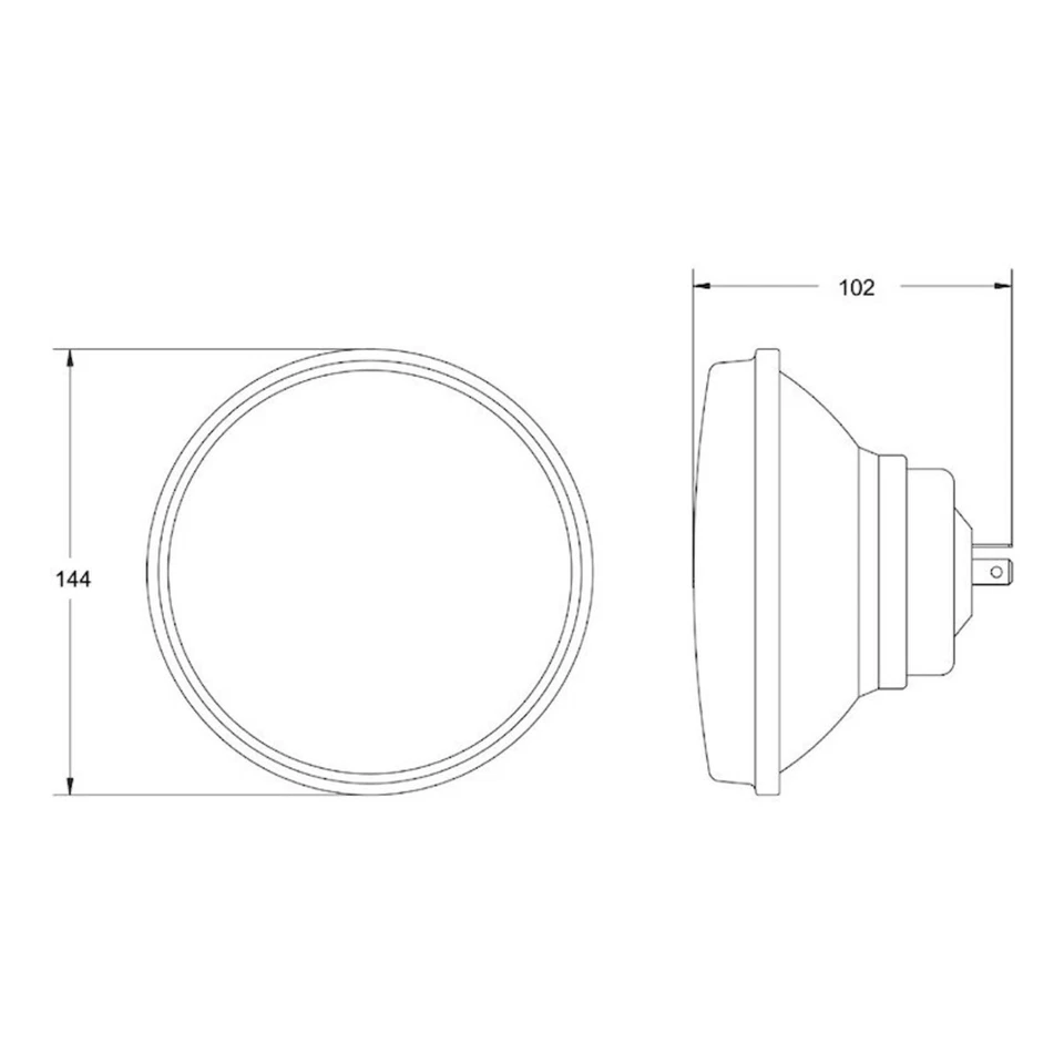 SET-H57002850871-2 Hella Headlights Lamps Set of 2  Driver & Passenger Side Pair Foto 2 de 4