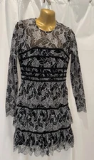 Halston Heritage Women's Long Sleeve Dress Size 8.