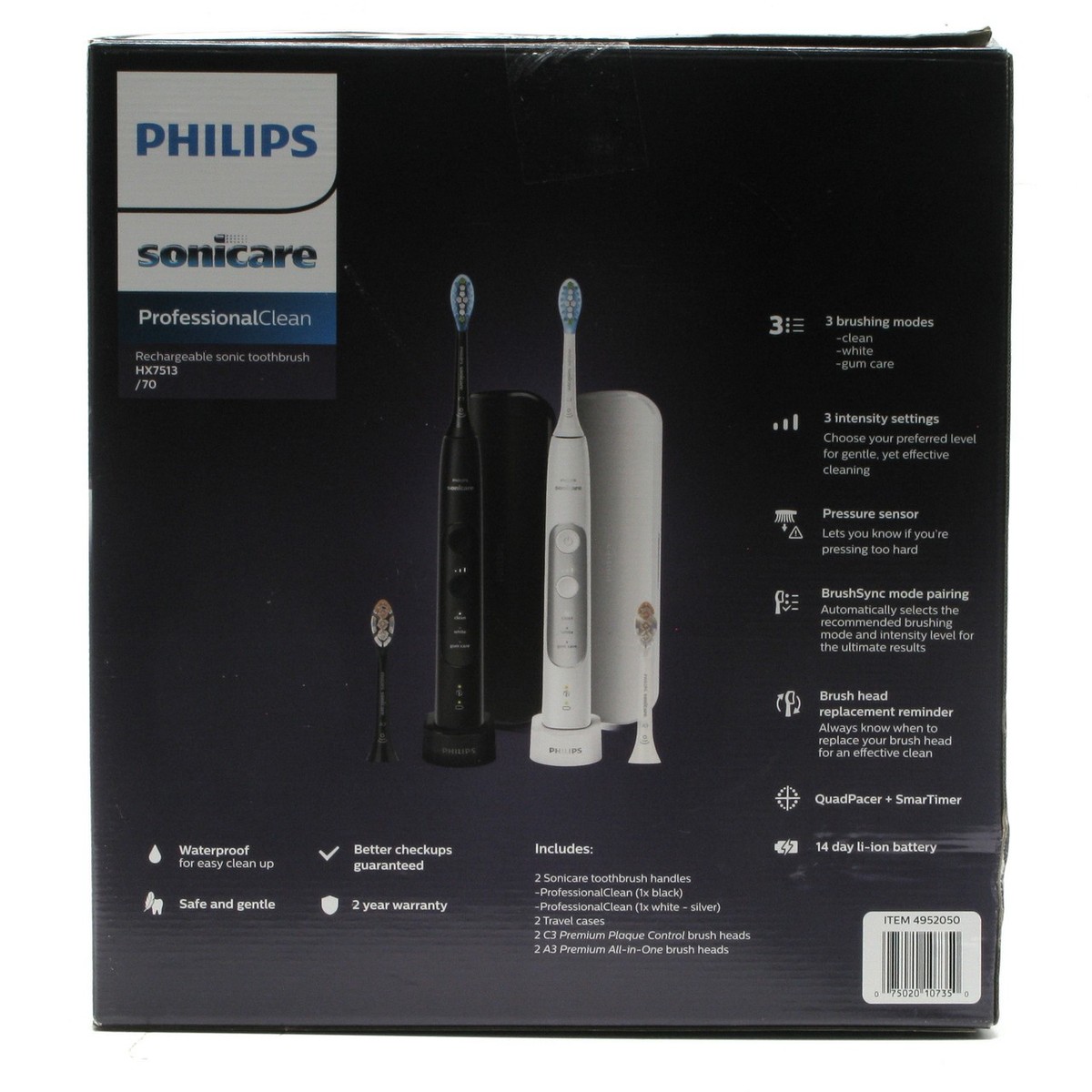 Philips Sonicare ProtectClean 2本セット Philips Sonicare Electric Optimal Clean Toothbrush with