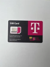5 Pack New T-Mobile 3-In-1/Prepaid 4G LTE 5G SIM Card Nano/Micro/Standard Size