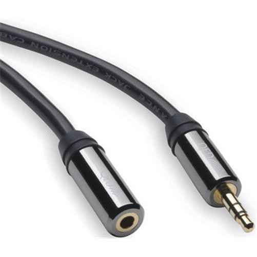 QED Performance 3.5mm Jack Headphone Extension Cable (Male to Female) 5.0m