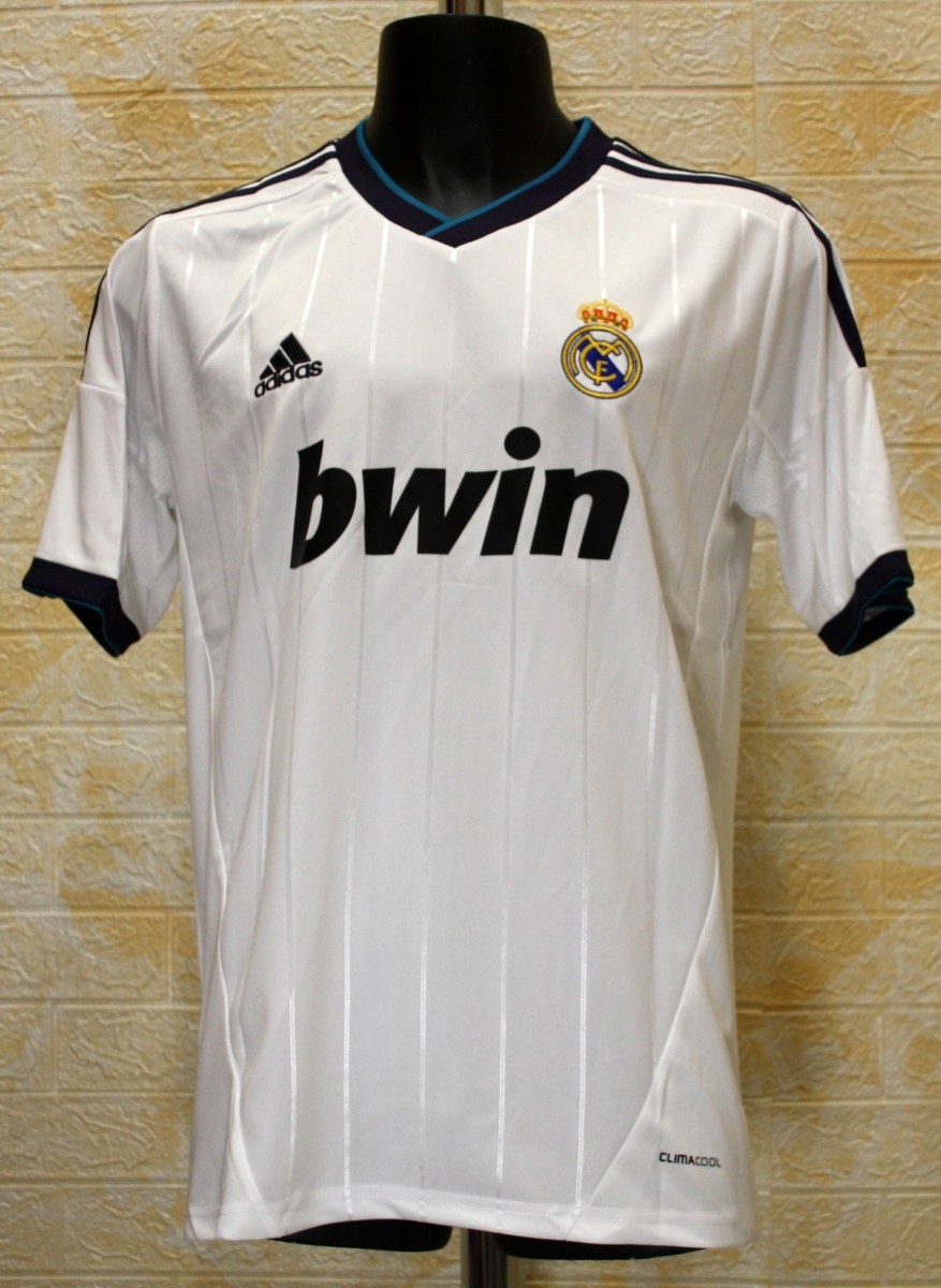 Real Madrid 2012-2013 home jersey shirt Sergio Ramos #4 | eBay