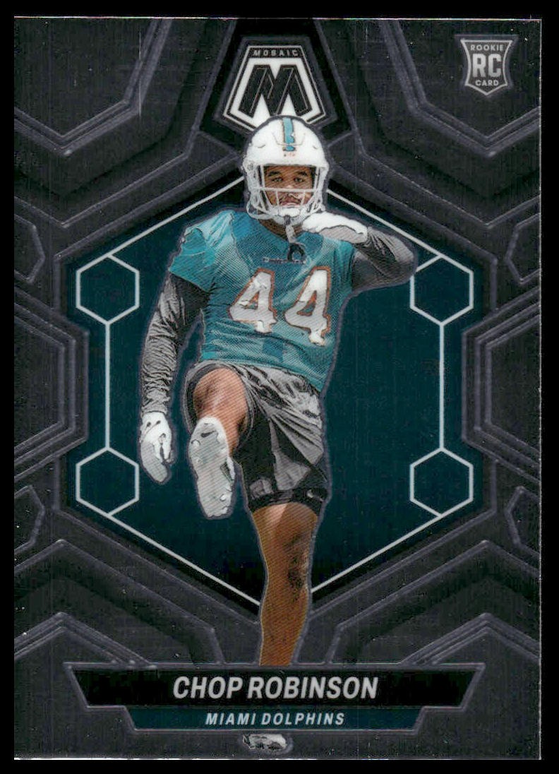 2024 Panini Mosaic #321 Chop Robinson RC Rookie Miami Dolphins