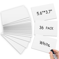 36 Pack Magnetic Dry Erase Labels, 5.6 x 3.7 in, Dry Erase Magnets, Magnetic ...