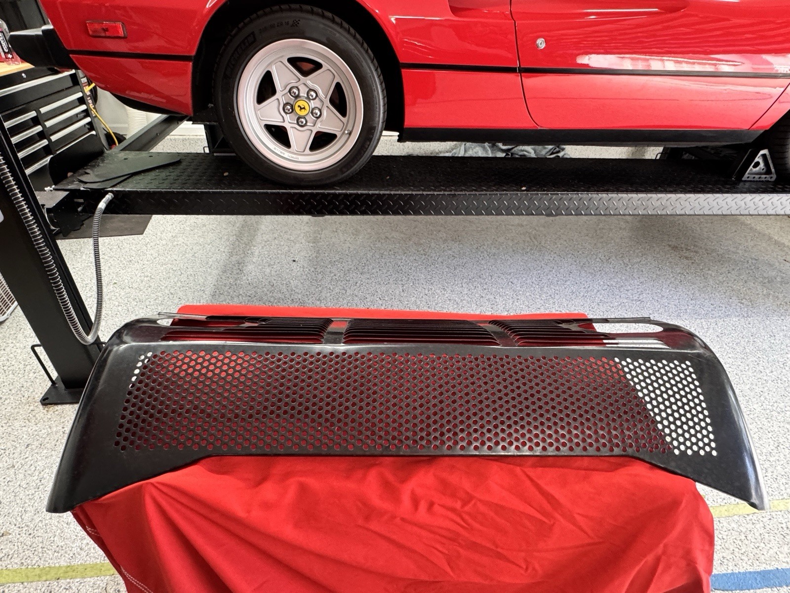 Ferrari 308 1984 Rear Lower Bumper grille P/N 60404407