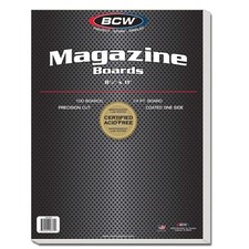 BCW Schede di Supporto per Riviste 8,5 x 11 Pollici Senza Acidi Taglio di Precisione Durevole P...