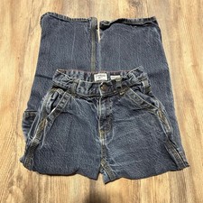 OshKosh Bgosh Kids Carpenter Jeans Dark Wash Denim Size 8 Slim