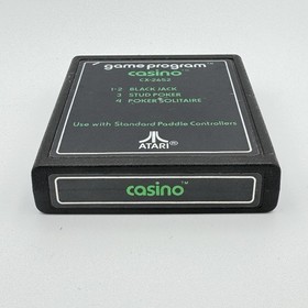Casino CX2652 (Atari 2600) Cartridge Only Authentic - Tested & Working
