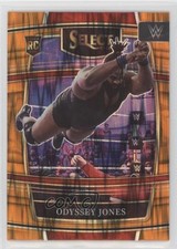 2022 Panini Select WWE Concourse Orange Flash Prizm Odyssey Jones #64 2d8