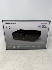 Creative SoundBlaster X5 Hi-Res Dual DAC USB Sound Card w Bluetooth   Sealed  