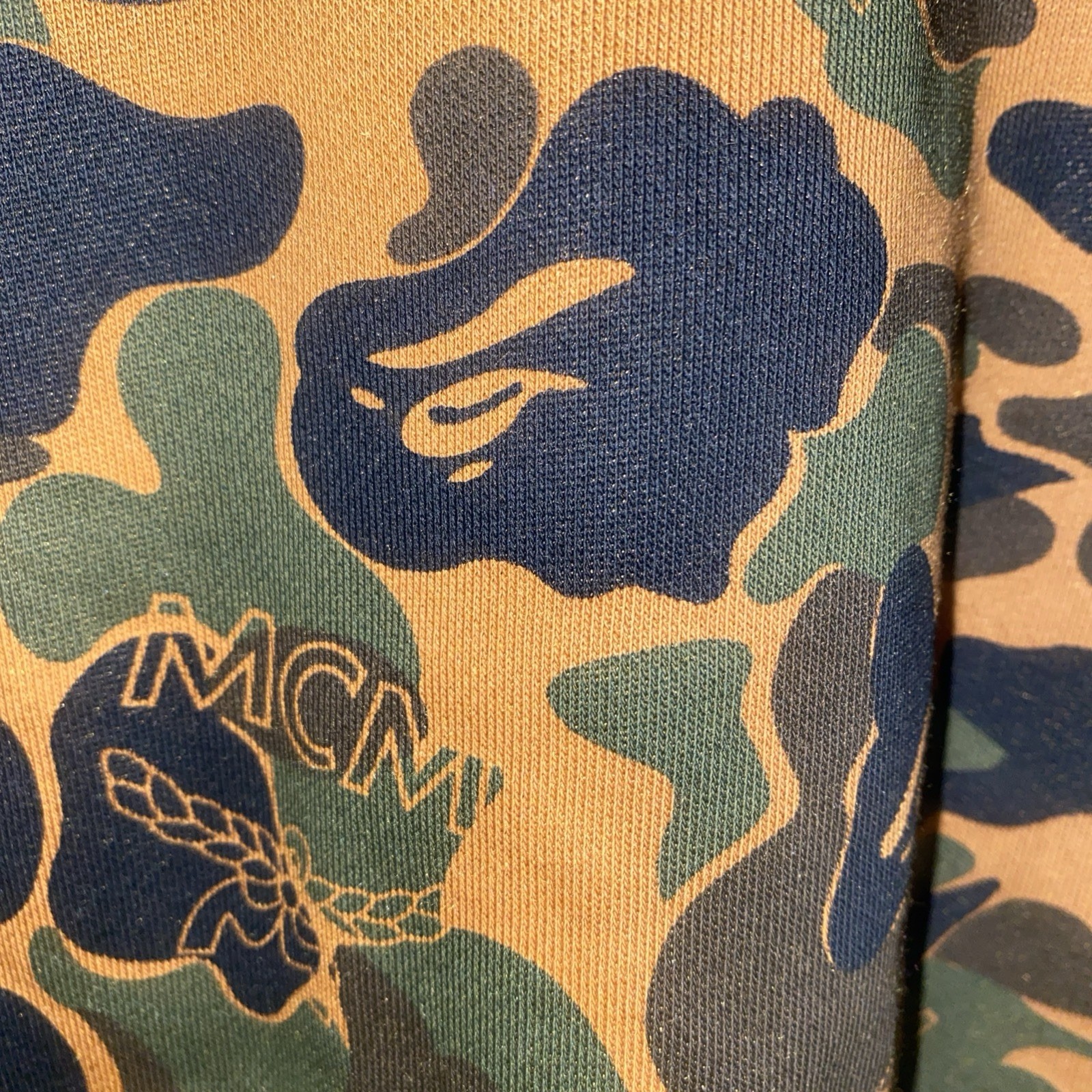 BAPE x MCM Camo Zip Up Hoodie image 7