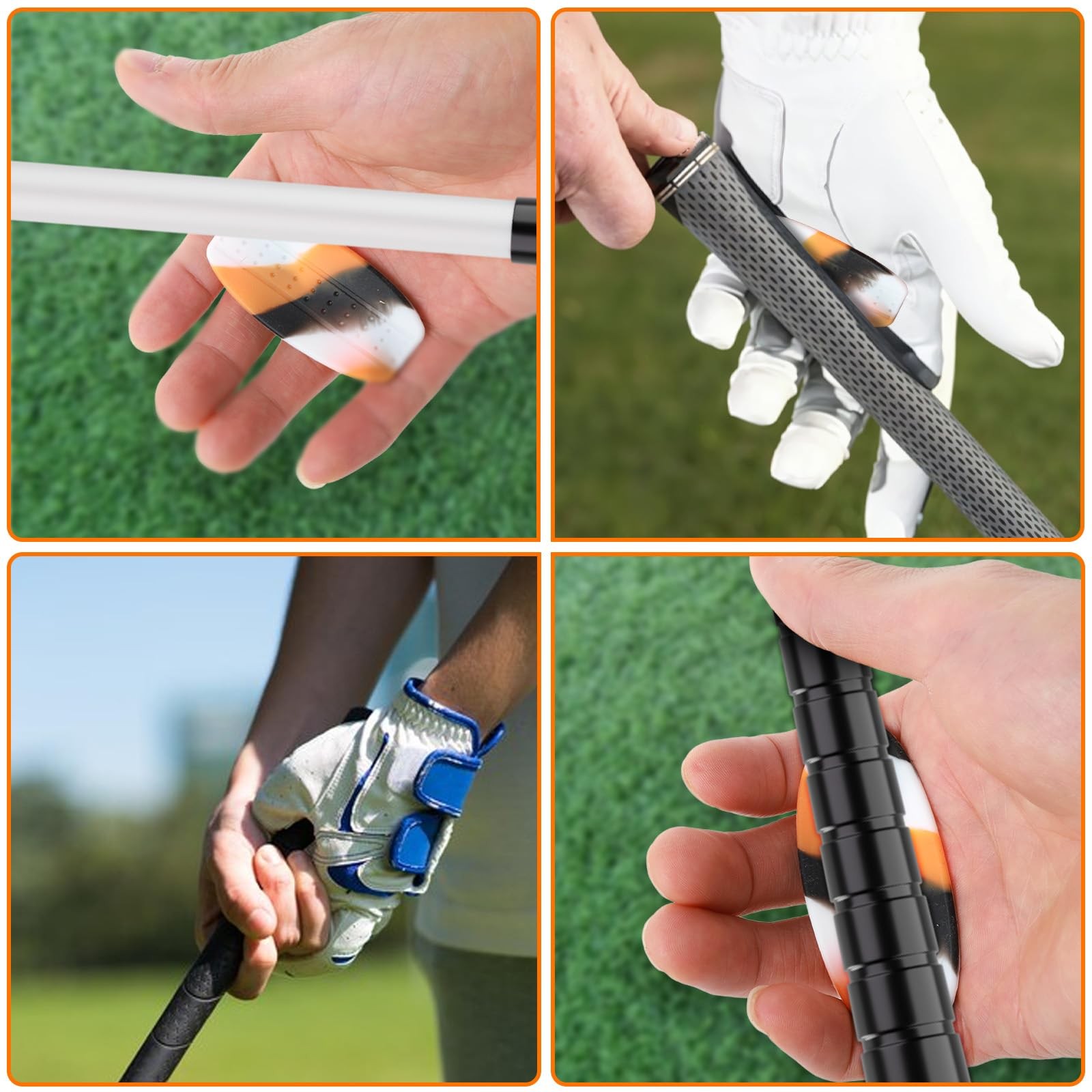 Grevosea T Grip Golf Aid Correct Posture Golf Swing Training Aid Anti-Slip Co...