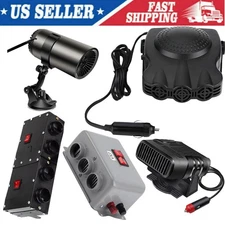 120W-800W Car Heater Portable Electric Heating Fan Defogger Defroster Demister