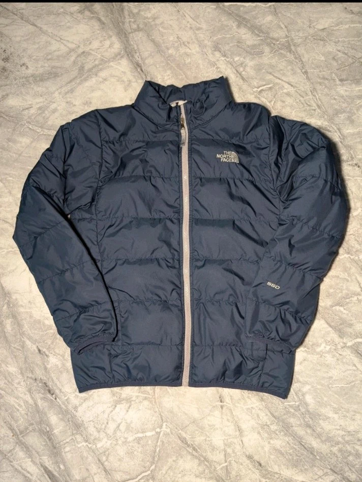 The North Face Boys Navy Blue 550 Down Insulated Puffer Jacket Coat Size Large
Opens in a new window