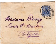 GERMANY: 1905, COVER,  SEEPOST, HAMBURG LINE, SENT FROM TENERIF TO BELGIUM