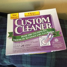 NEW Custom Cleaner Home Dry Cleaning Kit  6 Refills Wool Silk Dryer 24 Garments