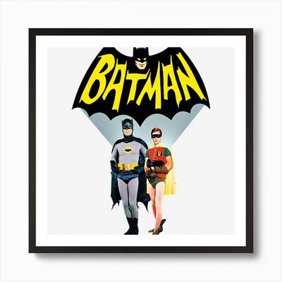 019. Batman GR Kunstdruck gerahmt Wandbild Poster Leinwanddruck Bild