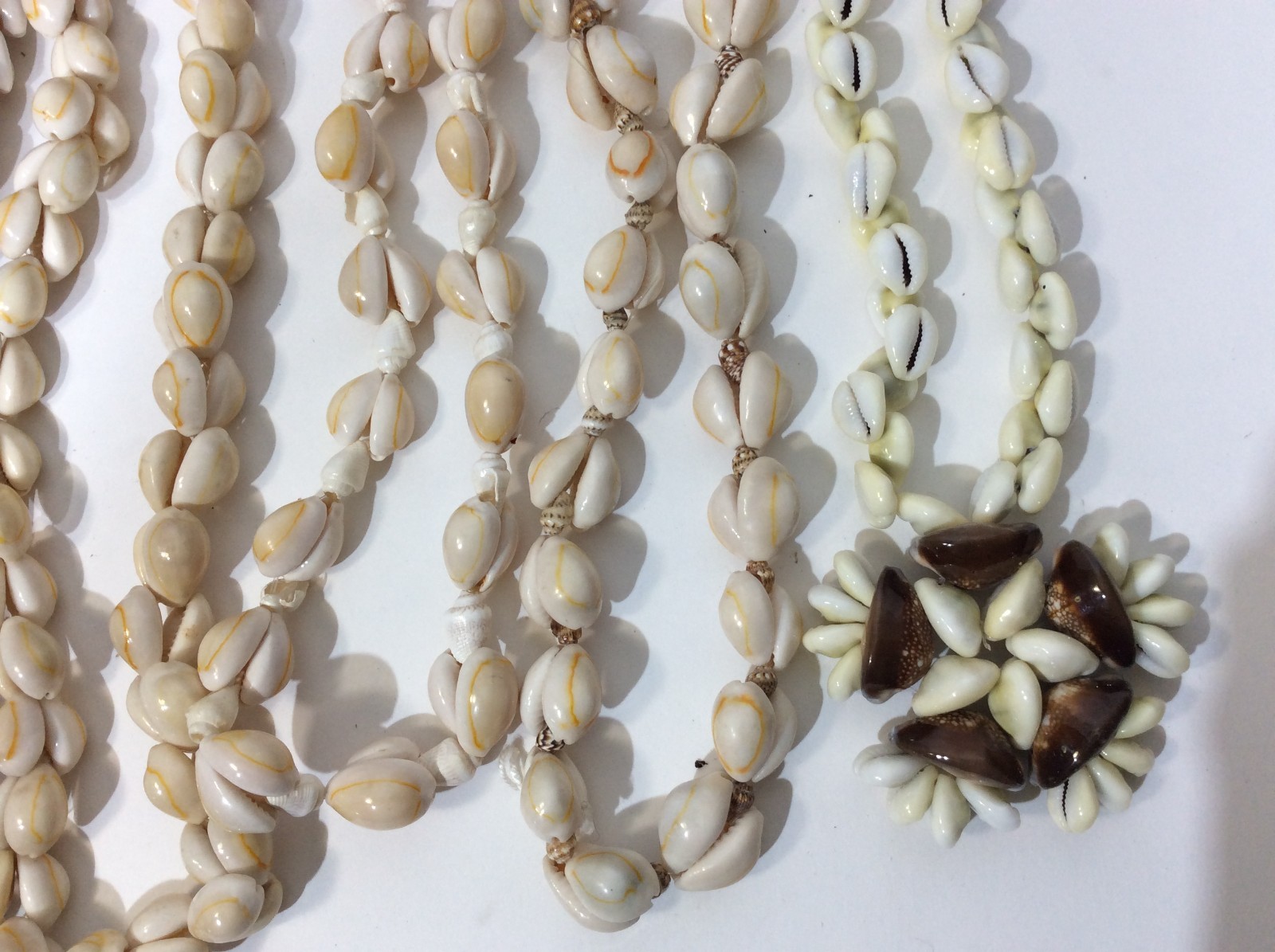 Five Large Seashell Necklaces - image 8