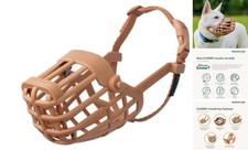 Classic Basket Muzzle - Dog can Pant and Drink, Prevents Biting and Food 7