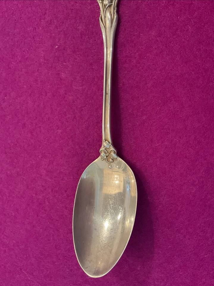 Wallace Lily of the Valley No Ложка 83 пробы 5 7/8 дюйма без моно 19,5 г - Изображение 4 из 4