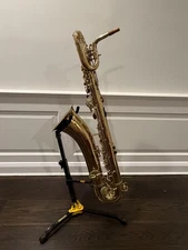 1958 King Zephyr Low Bb Baritone Sax