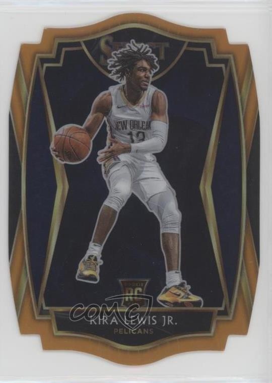 2020 Select Premier Level Orange Prizm Die-Cut /65 Kira Lewis Jr #178 Rookie RC