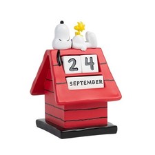 OFFICIAL PEANUTS SNOOPY DOGHOUSE 3D PERPETUAL CALENDAR ORNAMENT