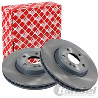 2X Febi Bremsscheiben 305Mm InnenbelÜFtet Vorne Passend FüR Mercedes A-KLASSE B-