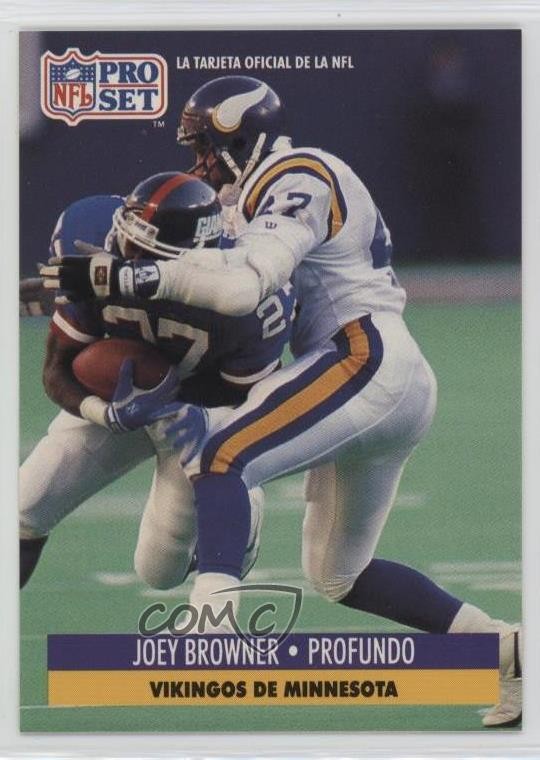1991 Pro Set Spanish Joey Browner #136 hg6