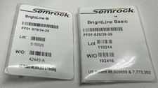 (2) Semrock BrightLine Fluorescence Filters FF01-525/39-25 + FF01-579/34-25