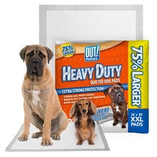 OUT PetCare XXL Puppy Pads, Heavy Duty Pee Pads for Dogs, 26x30, 30 Count