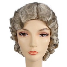 Adults 1930's Long Finger Wave Fluff Wig - Champagne Blonde 22