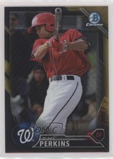 2016 Bowman Chrome Prospects Black & Gold Refractor Blake Perkins #BCP228 w8t