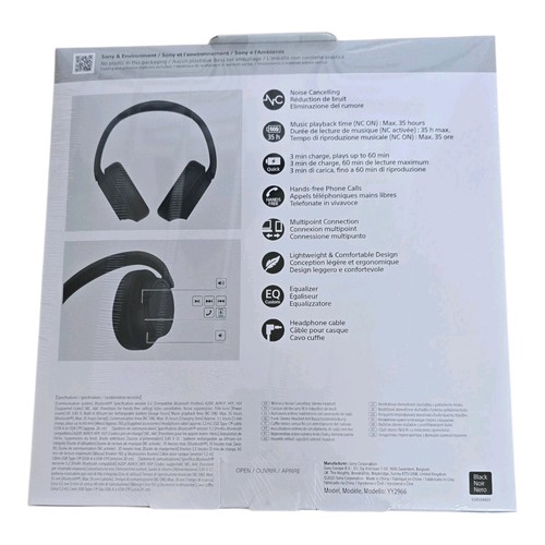 Sony WH-CH720N Wireless Over-Ear Noise Cancelling Headphones Black Brand New - Picture 6 of 6
