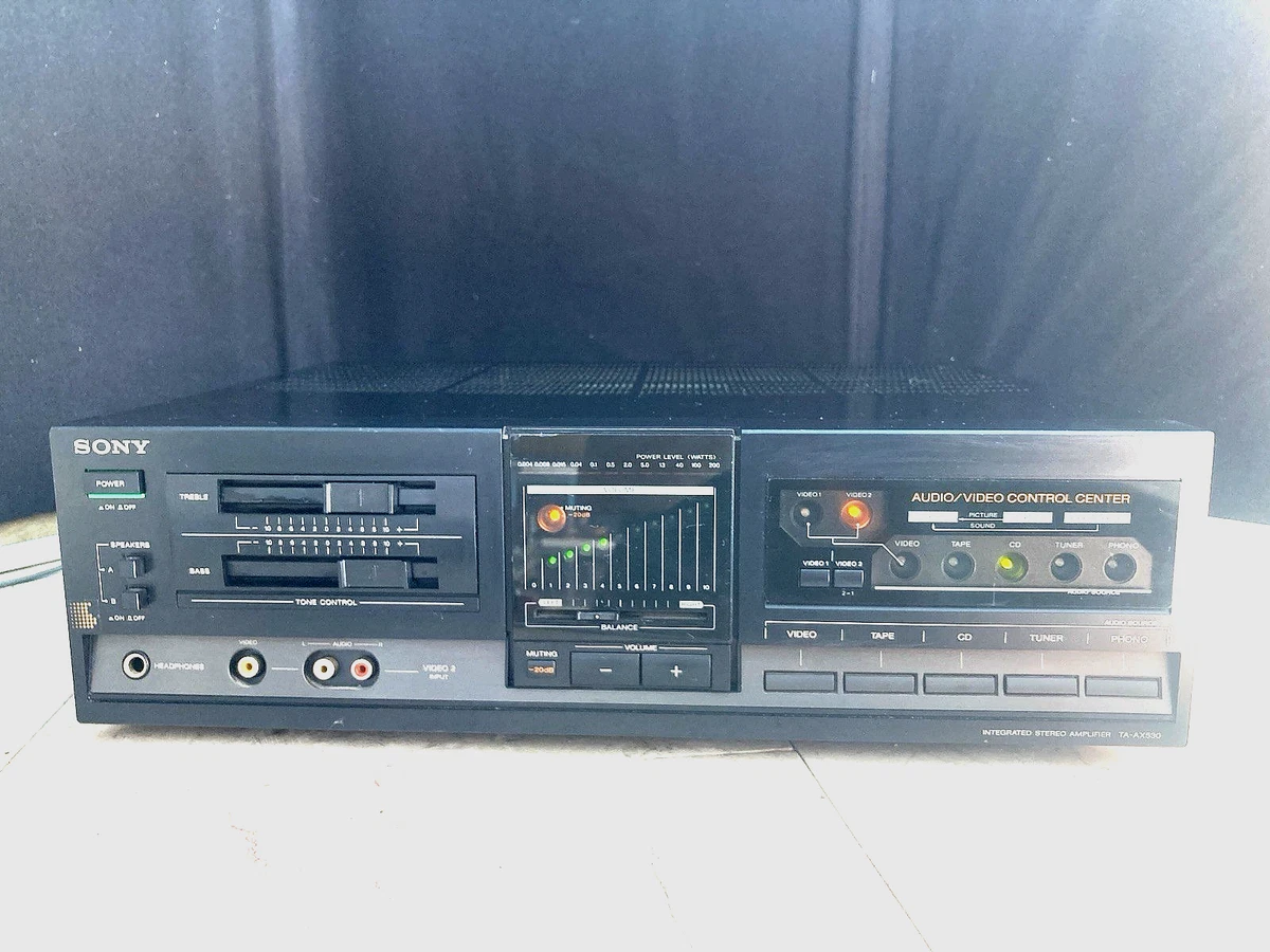 Sony TA-AX530 Integrated Stereo Amplifier*Serviced! Nice Vintage