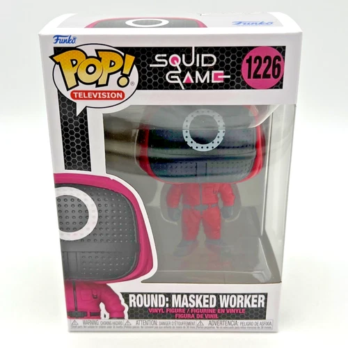 Funko POP! Television Squid Game ROUND: MASKED WORKER #1226 with Box Protector