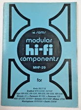 Sams Modular Hi-Fi Components MHF-109 Jan 1978 Owners Users Guide Manual 17374