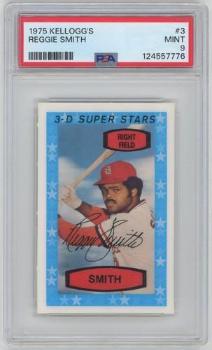 Reggie Smith #3 1975 Kellogg's card
