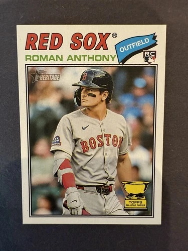 Topps Heritage Roman Anthony Boston Red Sox Rookie #86 Baseball Card 2026
