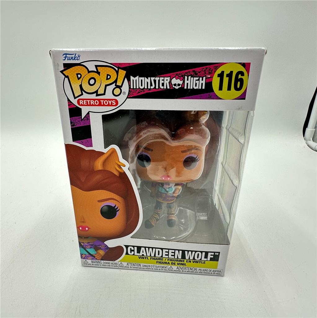 Funko Pop! Retro Toys Monster High Clawdeen Wolf Vinyl Figur