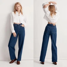 Madewell The Perfect Vintage Wide-Leg Jean, Fairdale Wash (27 Tall)