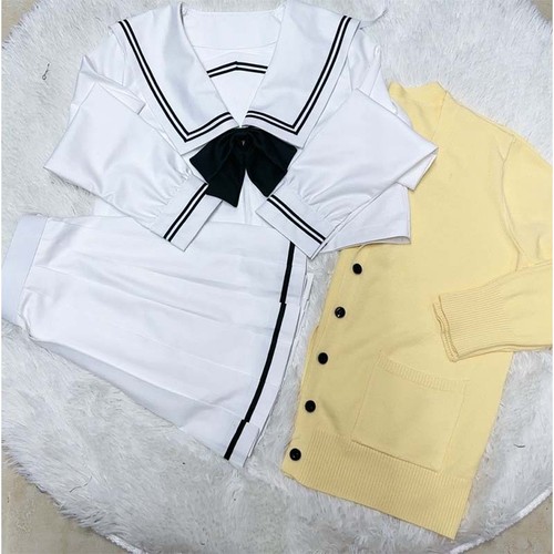 NEW You and Me and Her: A Love Story Miyuki Aoi Miyuki Cosplay Costume Student - Picture 12 of 12