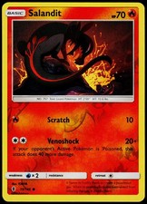 Salandit 15 Guardians Rising - Reverse Holo Pokemon NM/M (Common)