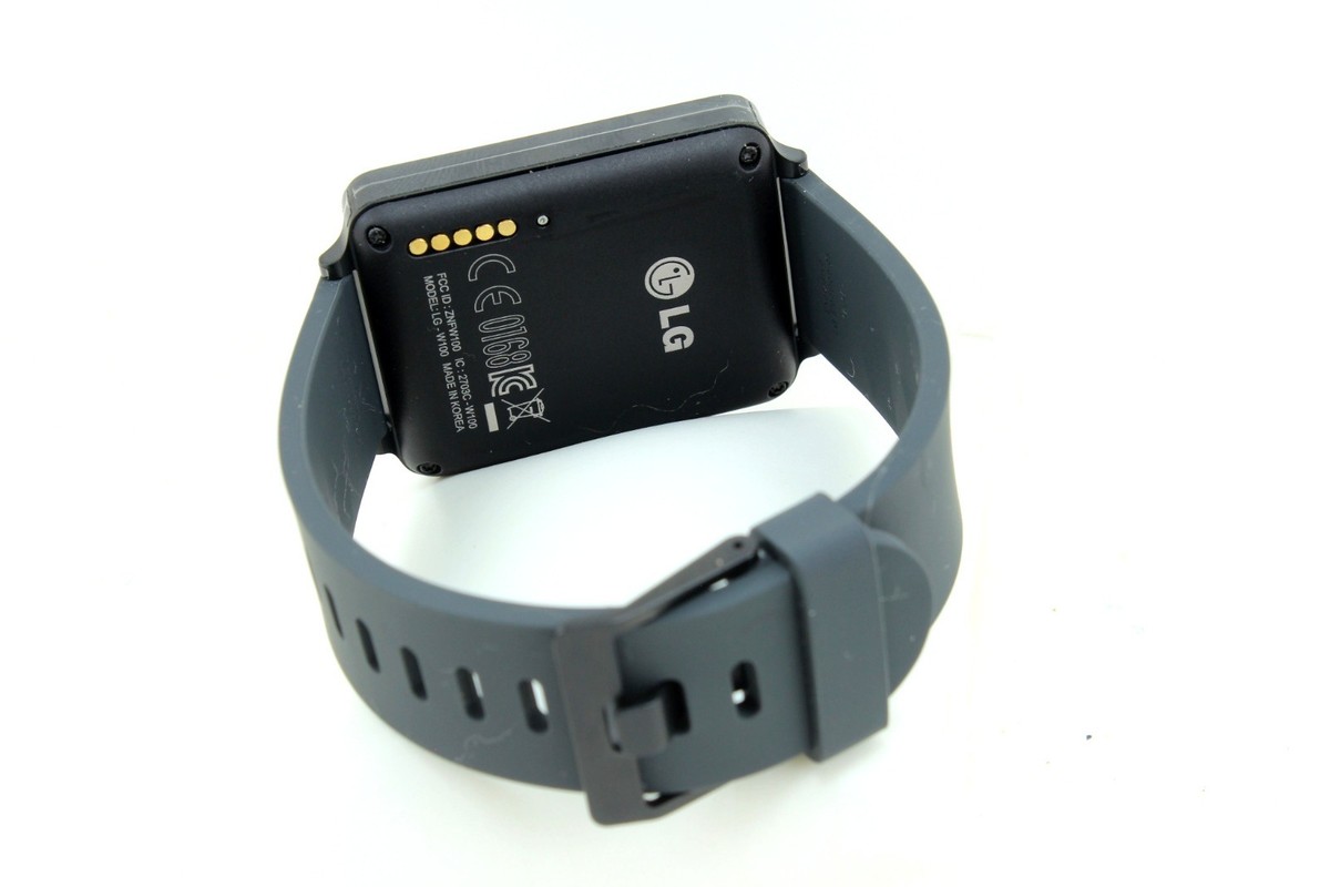 LG G Watch LG-W100 Black Titan Android Wear Smartwatch New Open