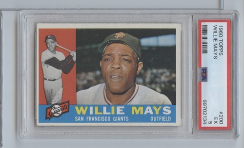 1960 Topps Willie Mays #200 PSA 5