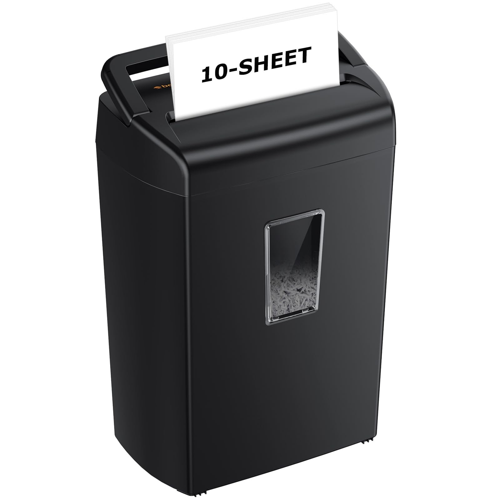 Bonsaii 10-Sheet Cross Cut Paper Shredder, 5.5 Gal 1 0 Sheet