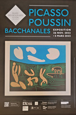 PABLO PICASSO - AFFICHE ORIGINALE D'EXPOSITION - ACROBATE - LYON - RARE - 2022
