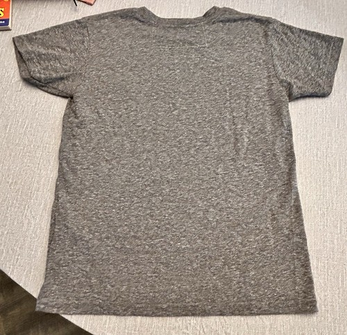 Aviator Nation Logo Short Sleeve Unisex Tee T-Shirt Heather Grey Size 12 - Picture 5 of 7